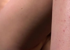 Spex shemale pornstar dildoing her ass