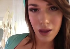 TS Aspen Brooks got obese dick up to her exasperation