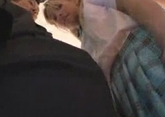 blonde fuck in bus. name??