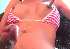 Ladyman Anita Pink Bikini on Tranniesgold