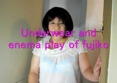 Undergarments with the addition of enema role of of jyosoukofujiko