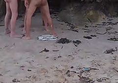 Débora fantine - band bang na praia de nudismo